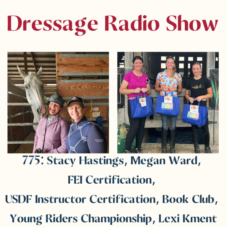 775: Stacy Hastings, Megan Ward, FEI Certification, USDF Instructor Certification, Book Club, Young Riders Championship, Lexi Kment
