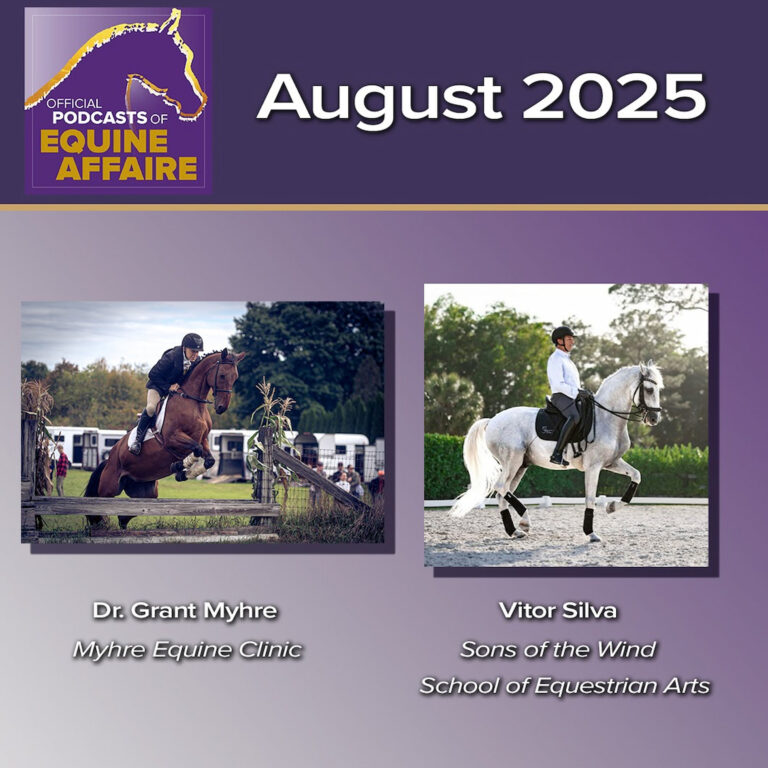 Equine Affaire:  Amazing MRI, AI for Vets, Lusitanos for August 21, 2025
