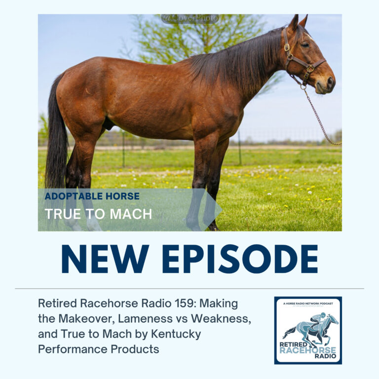 Making the Makeover, Lameness vs Weakness, and True to Mach by Kentucky Performance Products – Retired Racehorse Radio