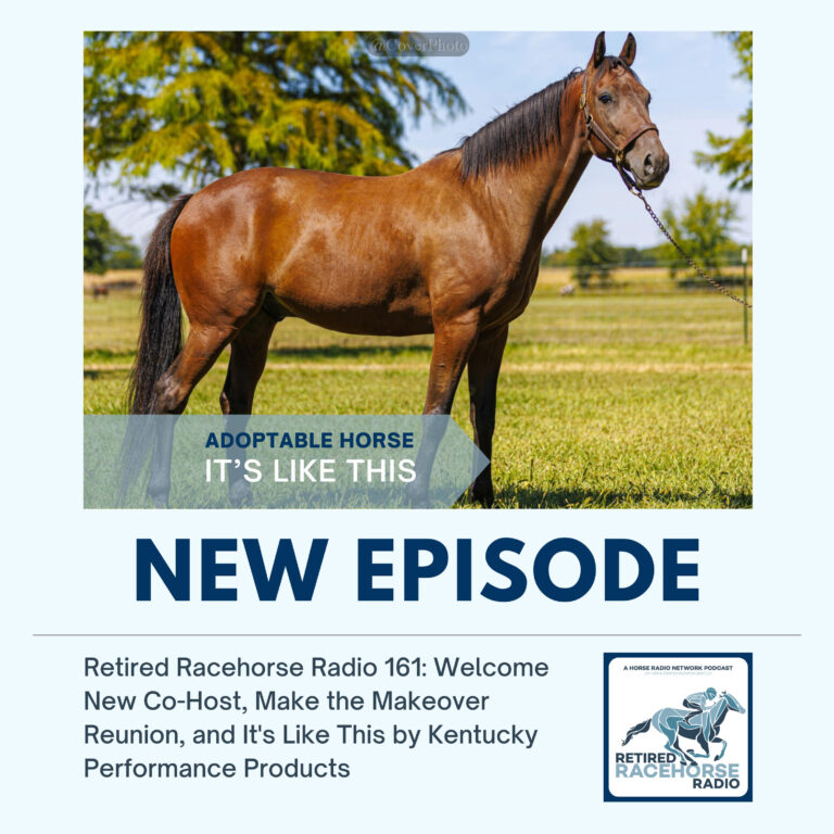 Welcome New Co-Host, Make the Makeover Reunion, and It’s Like This by Kentucky Performance Products – Retired Racehorse Radio