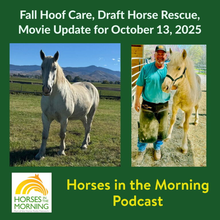 Fall Hoof Care, Draft Horse Rescue, Movie Update for October 13, 2025