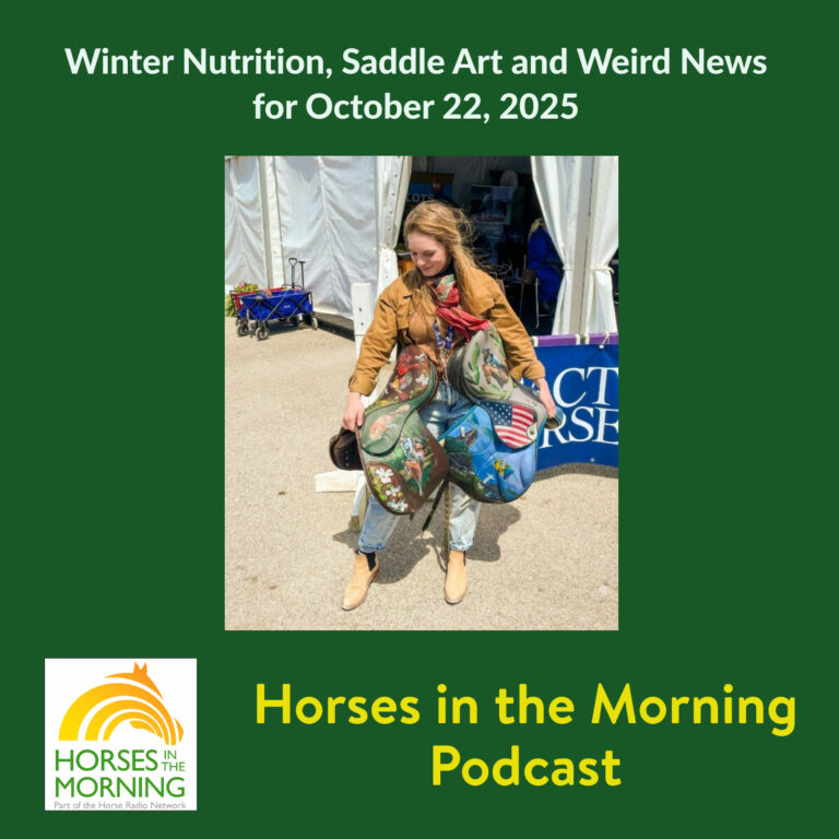 Winter Nutrition, Saddle Art and Weird News for October 22, 2025