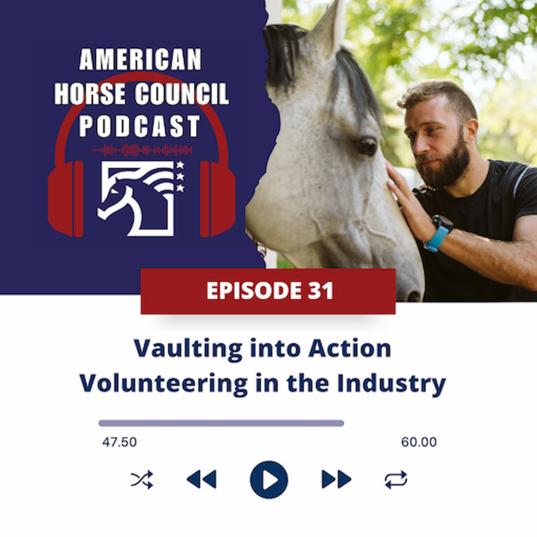 Volunteering in the Horse Industry for November 4, 2025