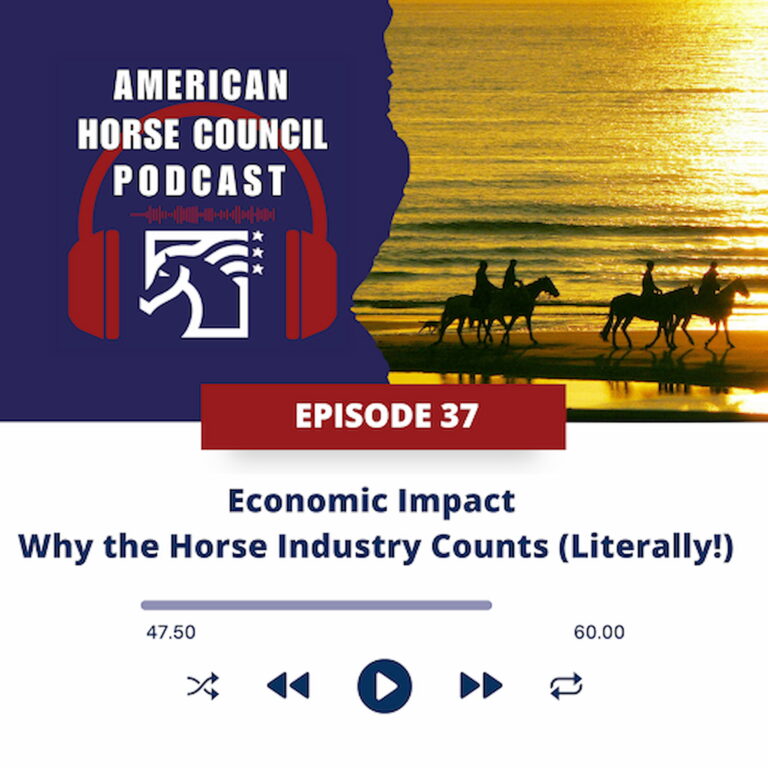 Economic Impact – Why the Horse Industry Counts, Literally!