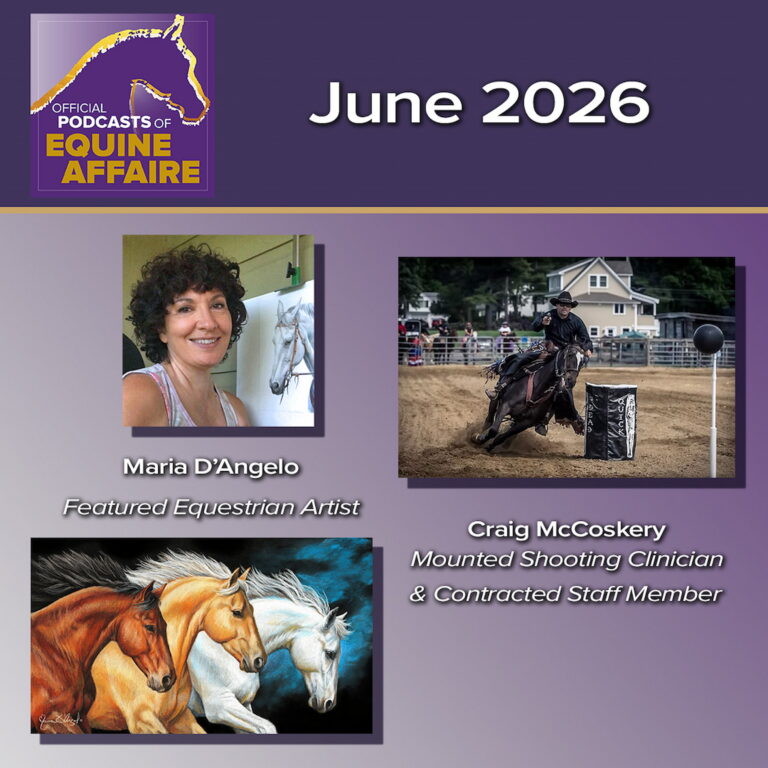 Equine Affaire Art & Mounted Shooting: Maria D’Angelo & Craig McCoskery