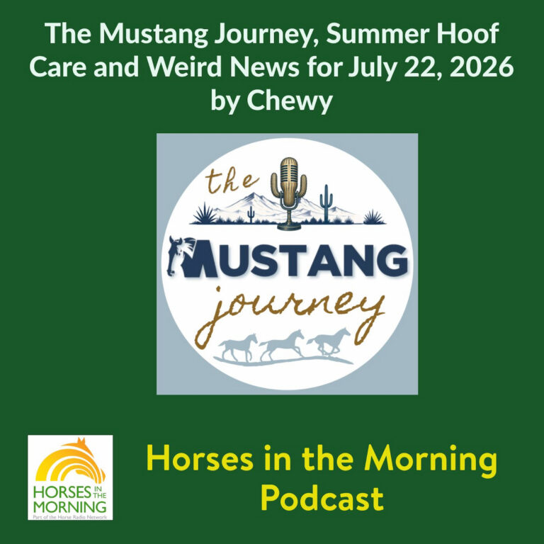 The Mustang Journey, Summer Hoof Care and Weird News for July 22, 2026 by Chewy