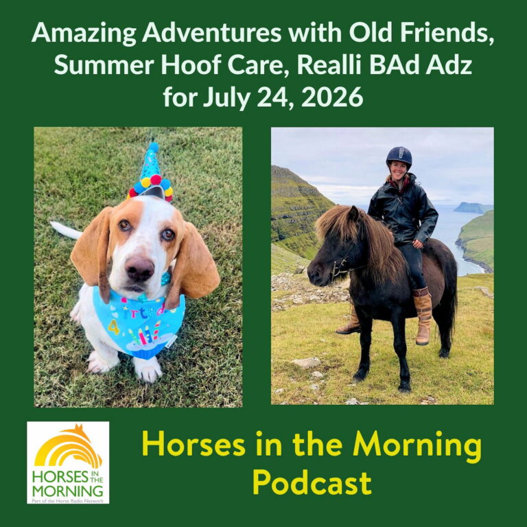 Amazing Adventures with Old Friends, Summer Hoof Care, Realli BAd Adz for July 24, 2026