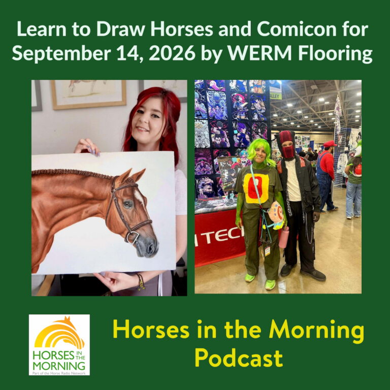 Learn to Draw Horses and Comicon for September 14, 2026 by WERM Flooring