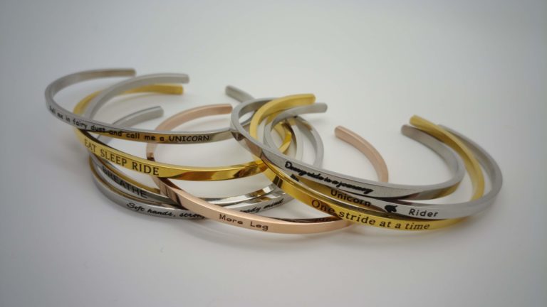 Equestrian Mantra Bracelets