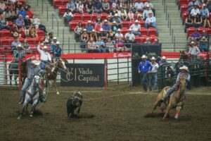 Clint Summers Ross Ashford Team Roping Calgary Stampede