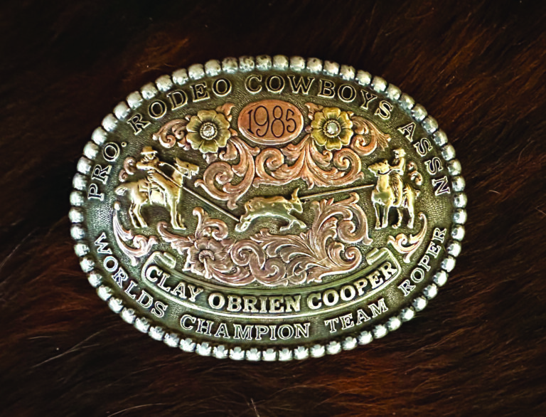 Gold Buckle NFR Clay O'Brien Cooper