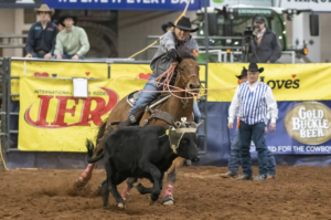 Keven Daniel at the 2022 International Professional Rodeo Association finals.