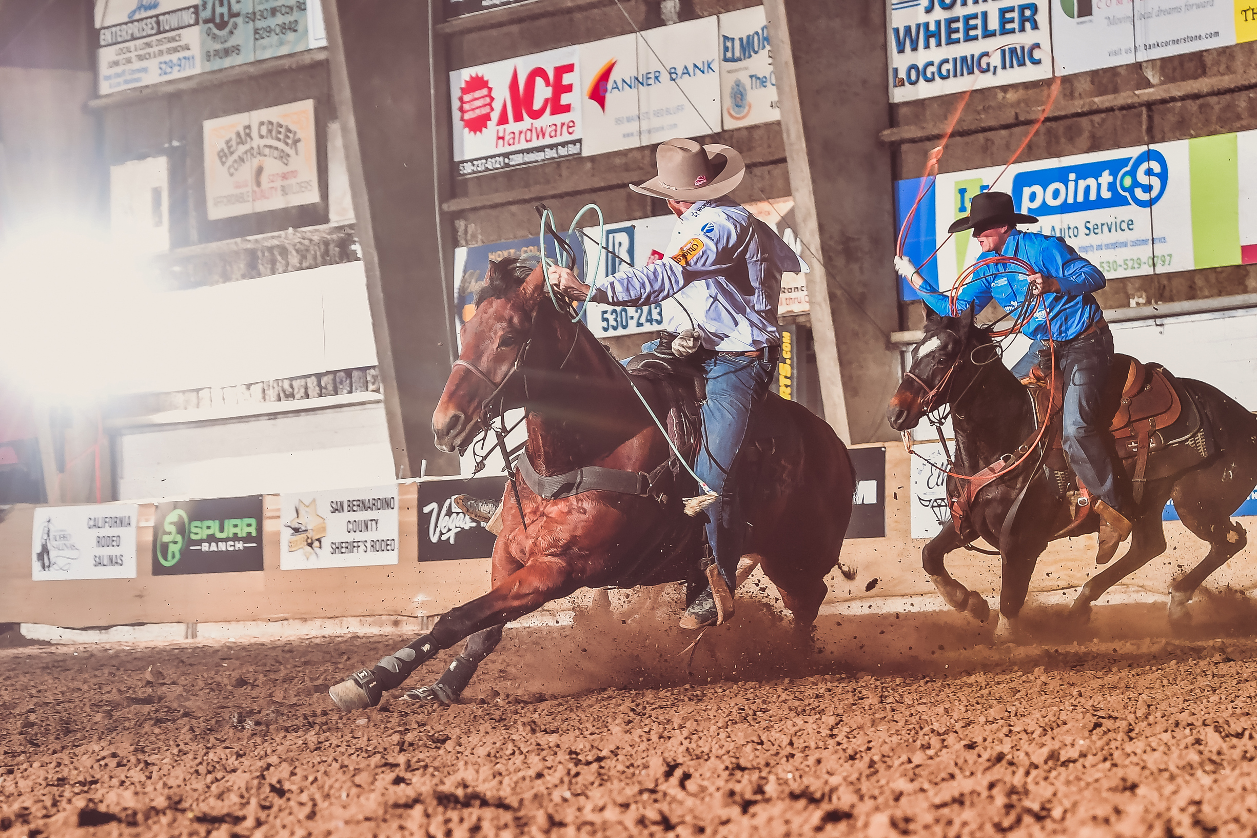 Cody Snow Wesley Thorp California Circuit Finals team ropers