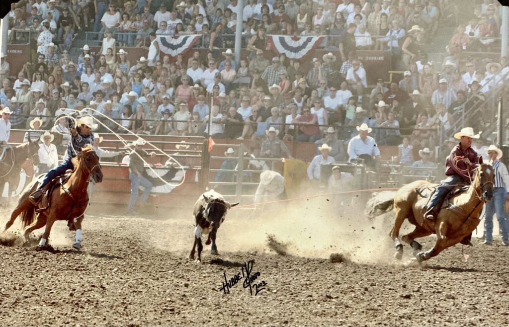 Trevor Brazile and Wayne Folmer