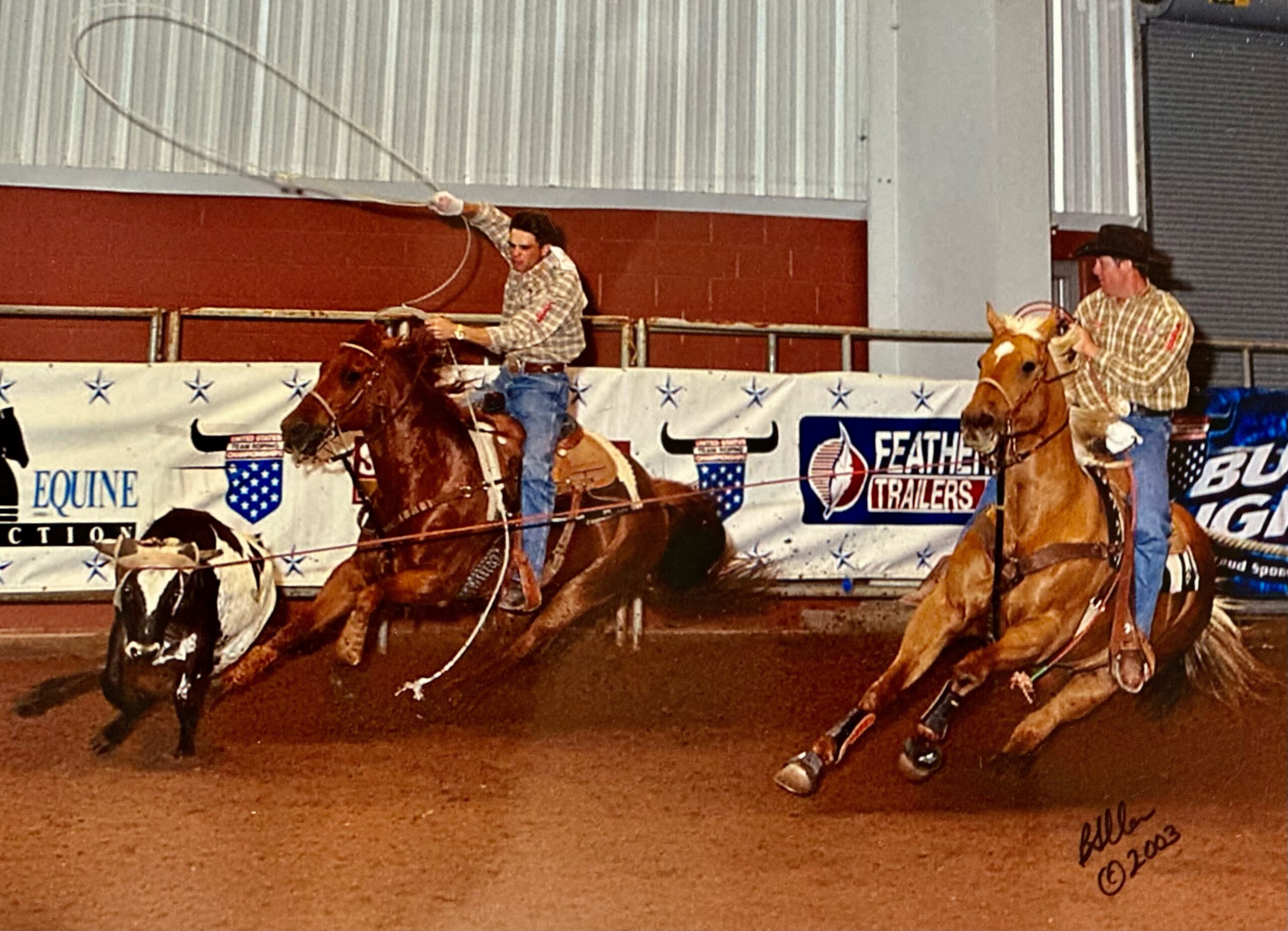 Trevor Brazile and Wayne Folmer Brenda Allen