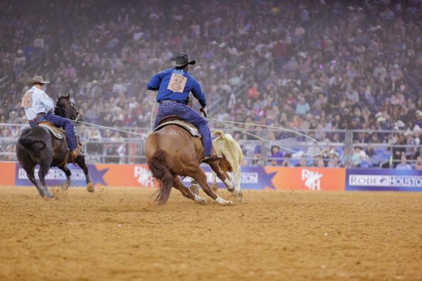 Rhen Richard and Jeremy Buhler at RodeoHouston. Image by Impulse Photography.