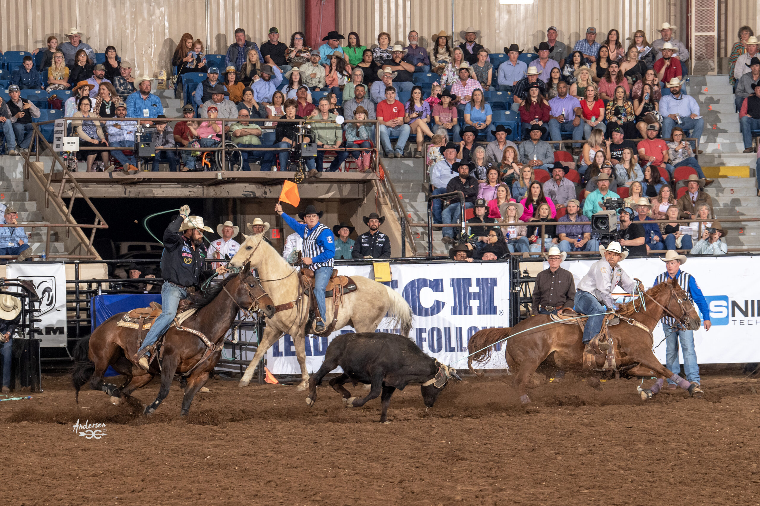 Erich Rogers and Paul Eaves went 3.4 seconds in the second round at San Angelo. Photo by Andersen CBarC