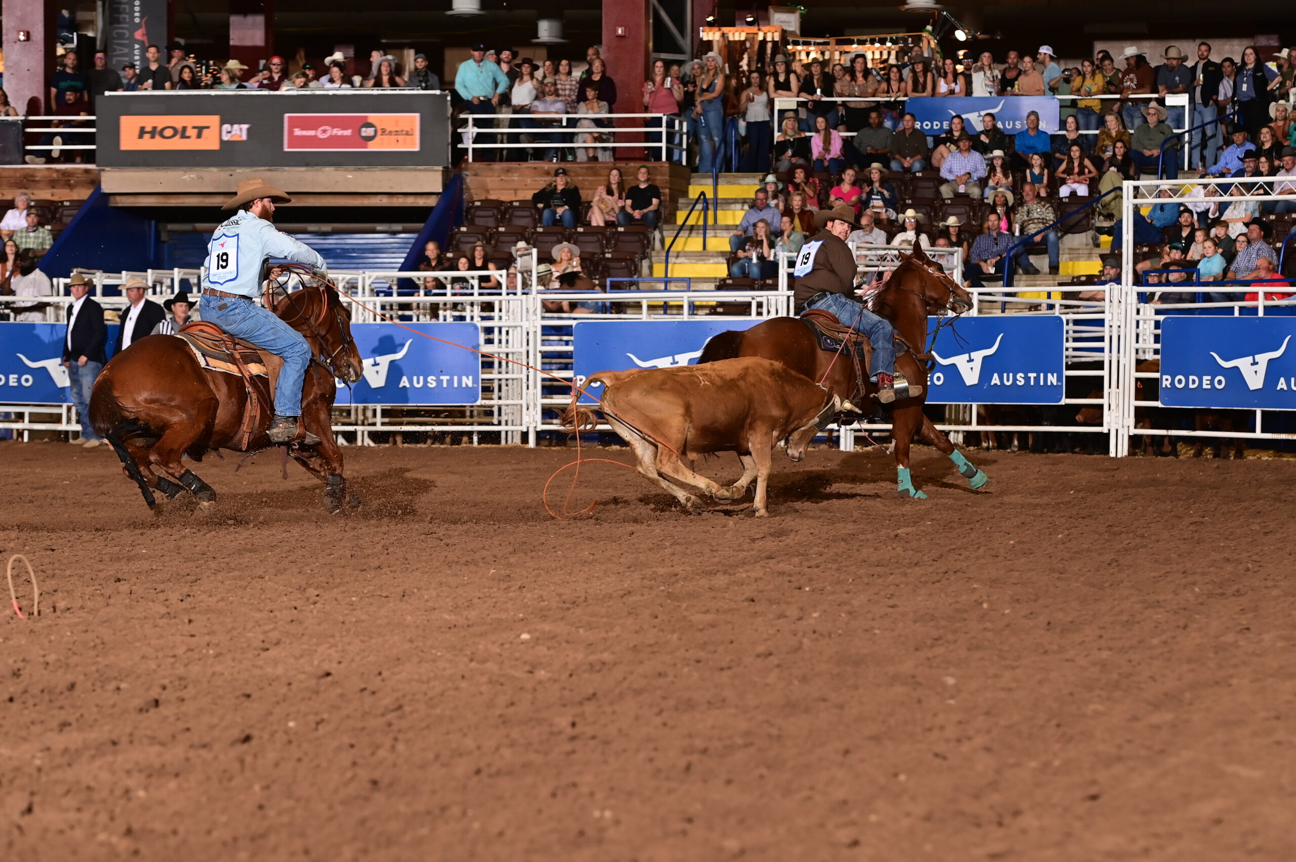 Jeff Flenniken and Tyler Worley at Rodeo Austin. Image by James Phifer.