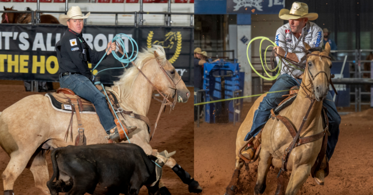 Trevor Brazile and Billie Jack Saebens