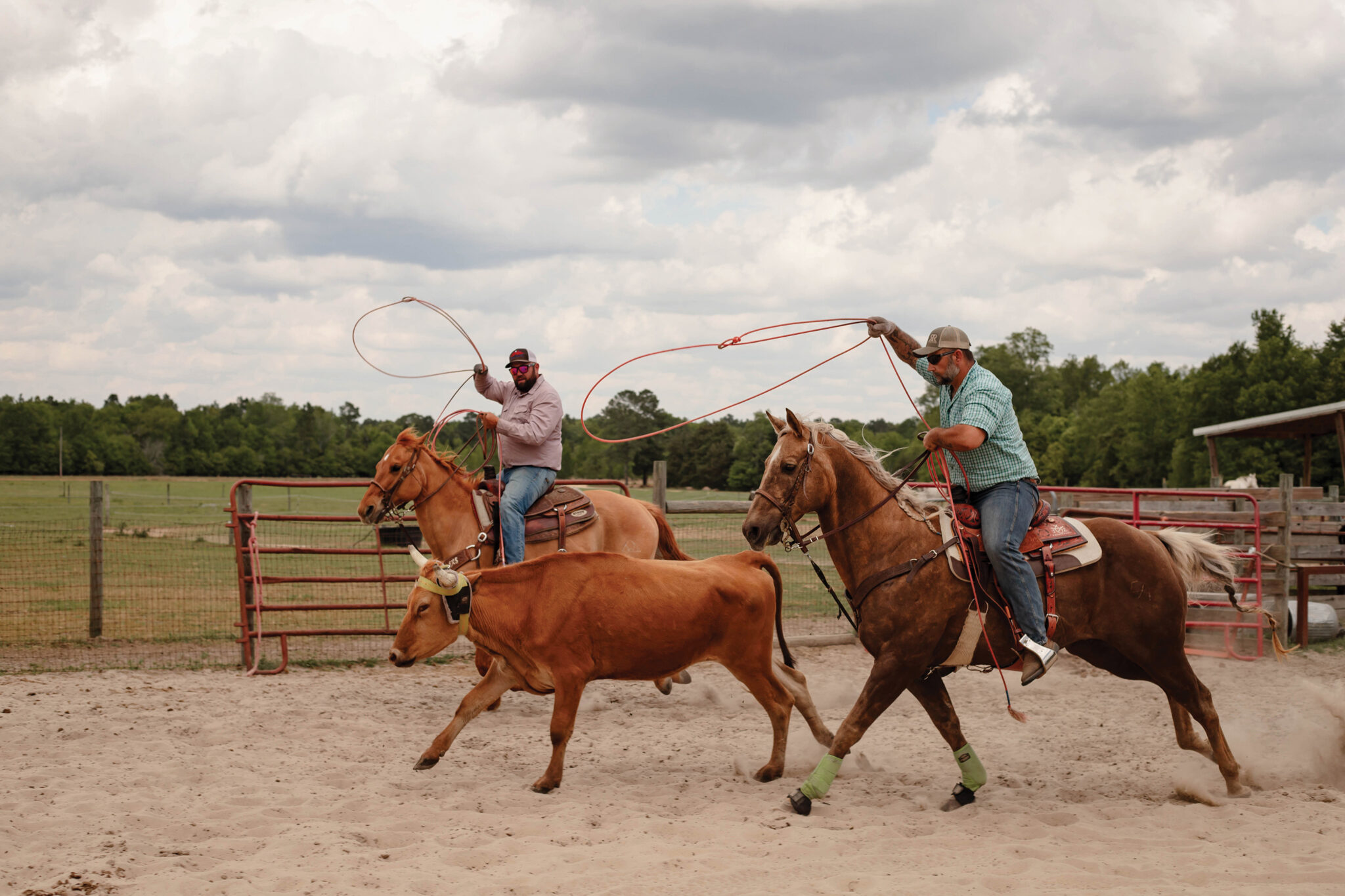 U.S. Marine veteran John Tidwell heads for Kelsey Willis