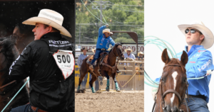 Puyallup team roping's Travis Graves, Jonathan Torres and Hunter Koch