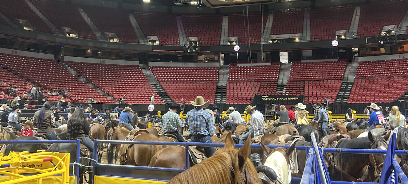 Contestants gather inside the Thomas & Mack Dec. 6 during the active-shooter lockdown. | TRJ File Photo