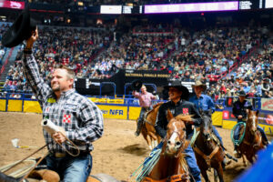 NFR Team Roping Victory Lap