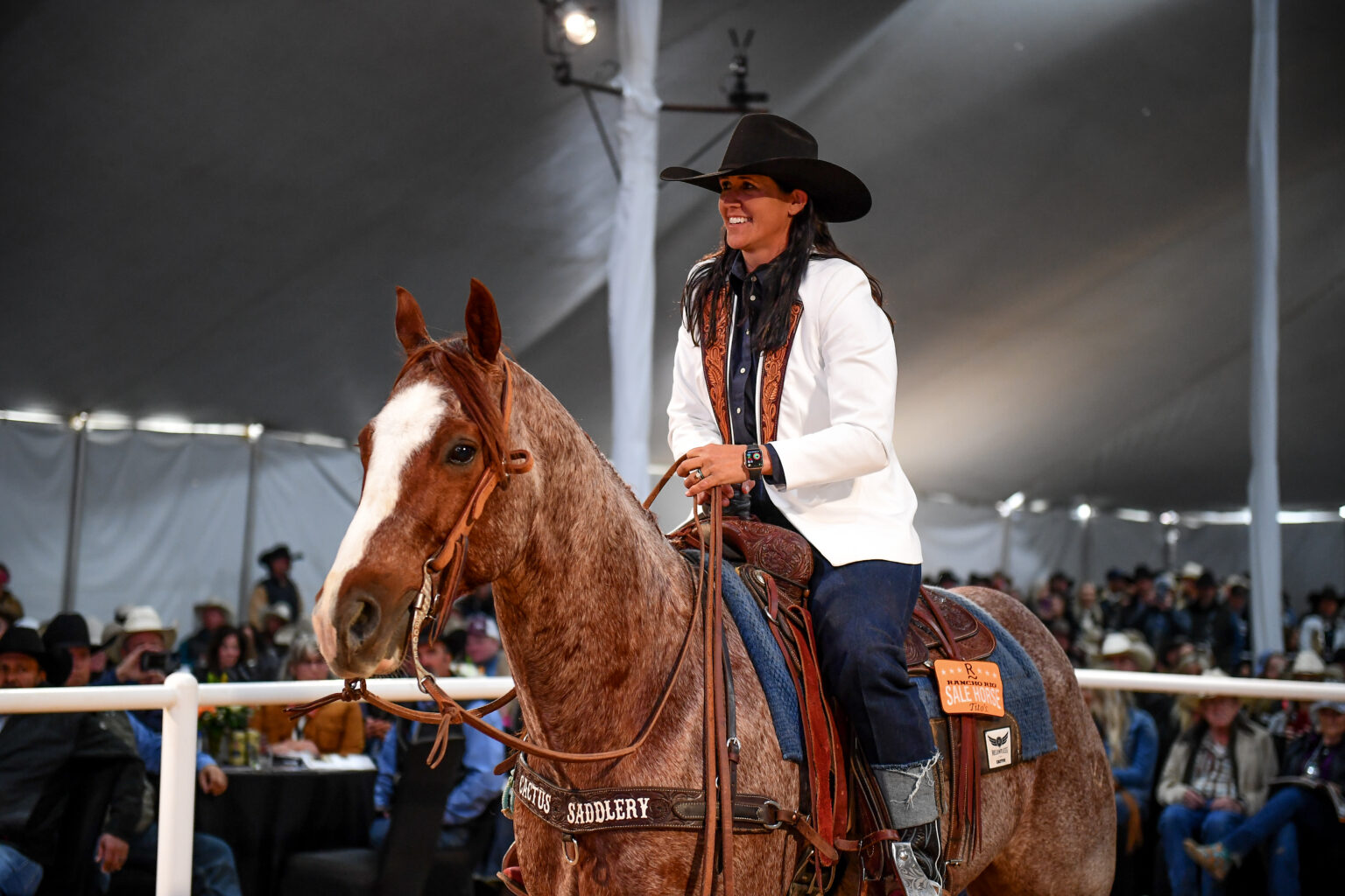 Riata Buckle Champ Tops Rancho Rio Horse Sale, Nets 180K