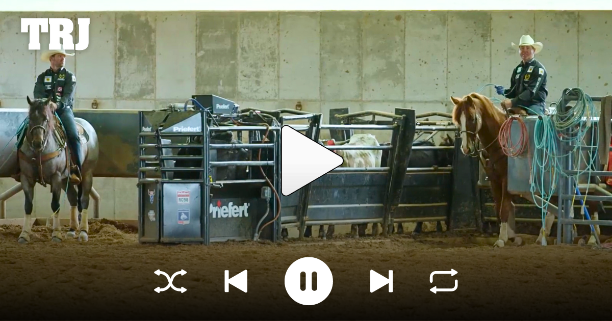 Breakaway Roping with a Heeler