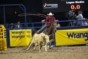 Coleman Proctor is closing on No. 1 All-Around Cowboy Shad Mayfield.