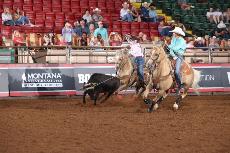 Kashtyn Mcintyre and Christie Mcclary wrc team roping