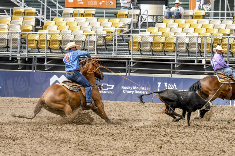 Wesley Thorp on Mabel at Salt Lake