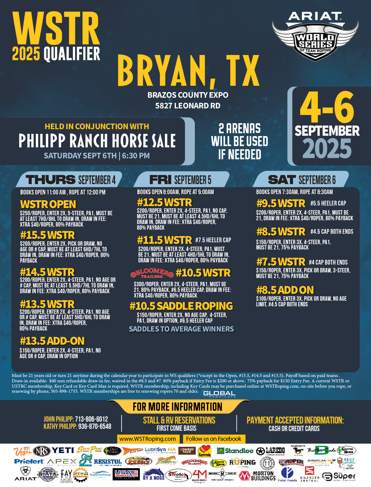 Bryan Texas Ariat World Series of Team Roping Qualifier