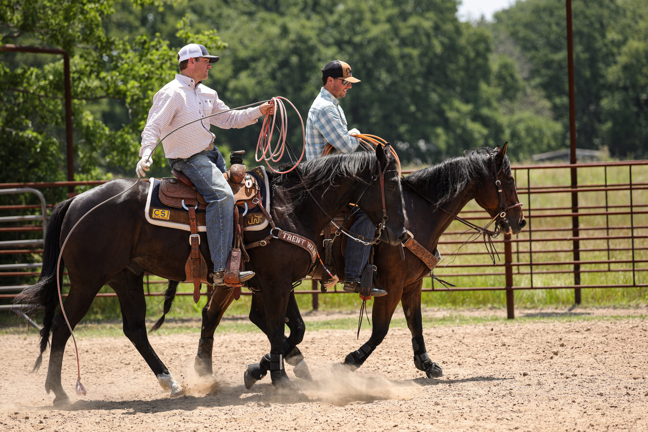 Team Ropers Tyler Wade Wesley Thorp