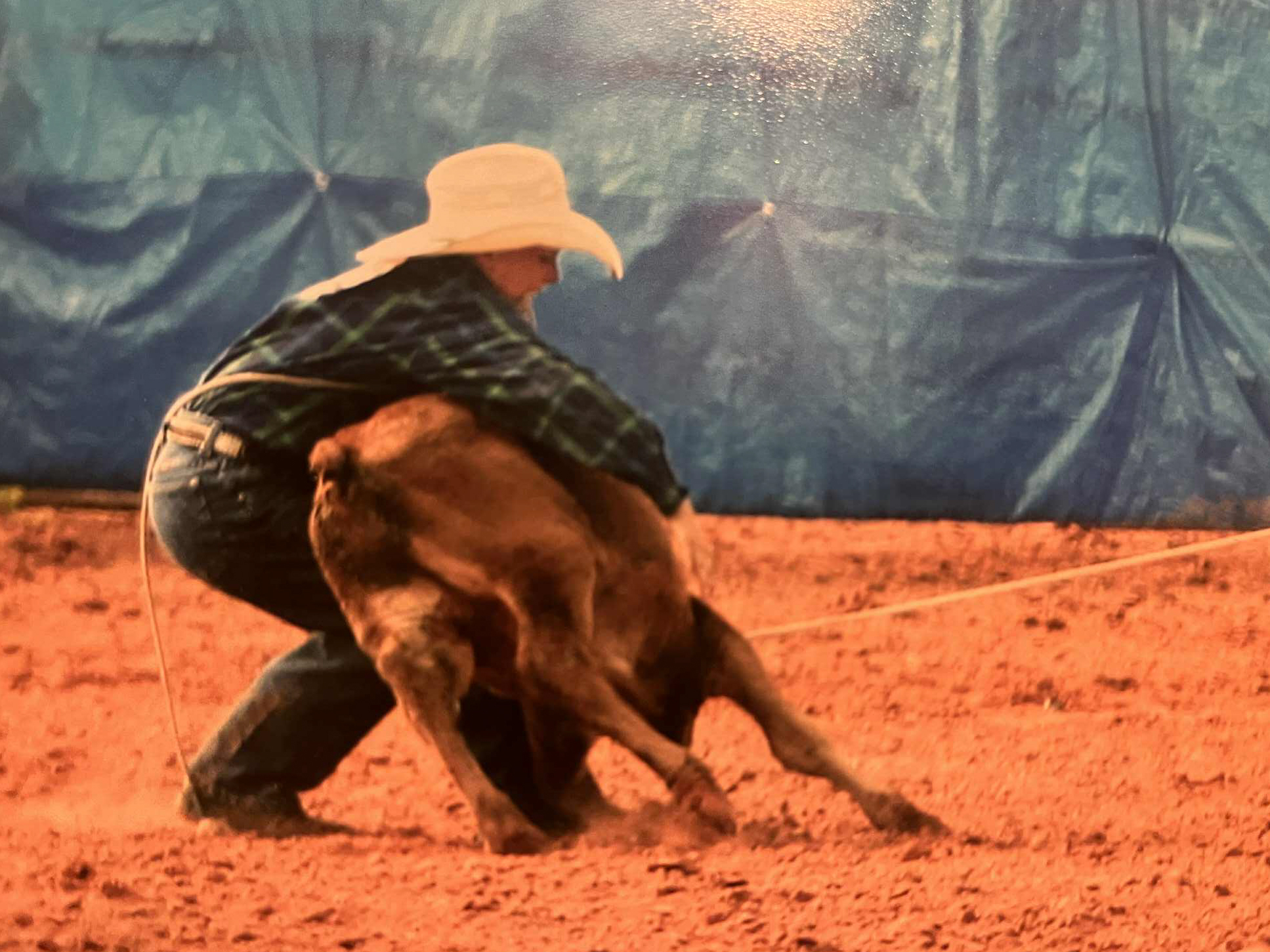Wesley Thorp Calf Roping