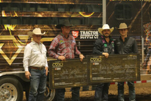 Kaleb Driggers Jade Corkill CoJo Roping