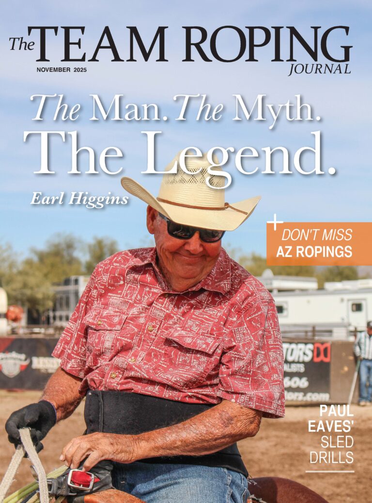 team roping journal november 2025 cover