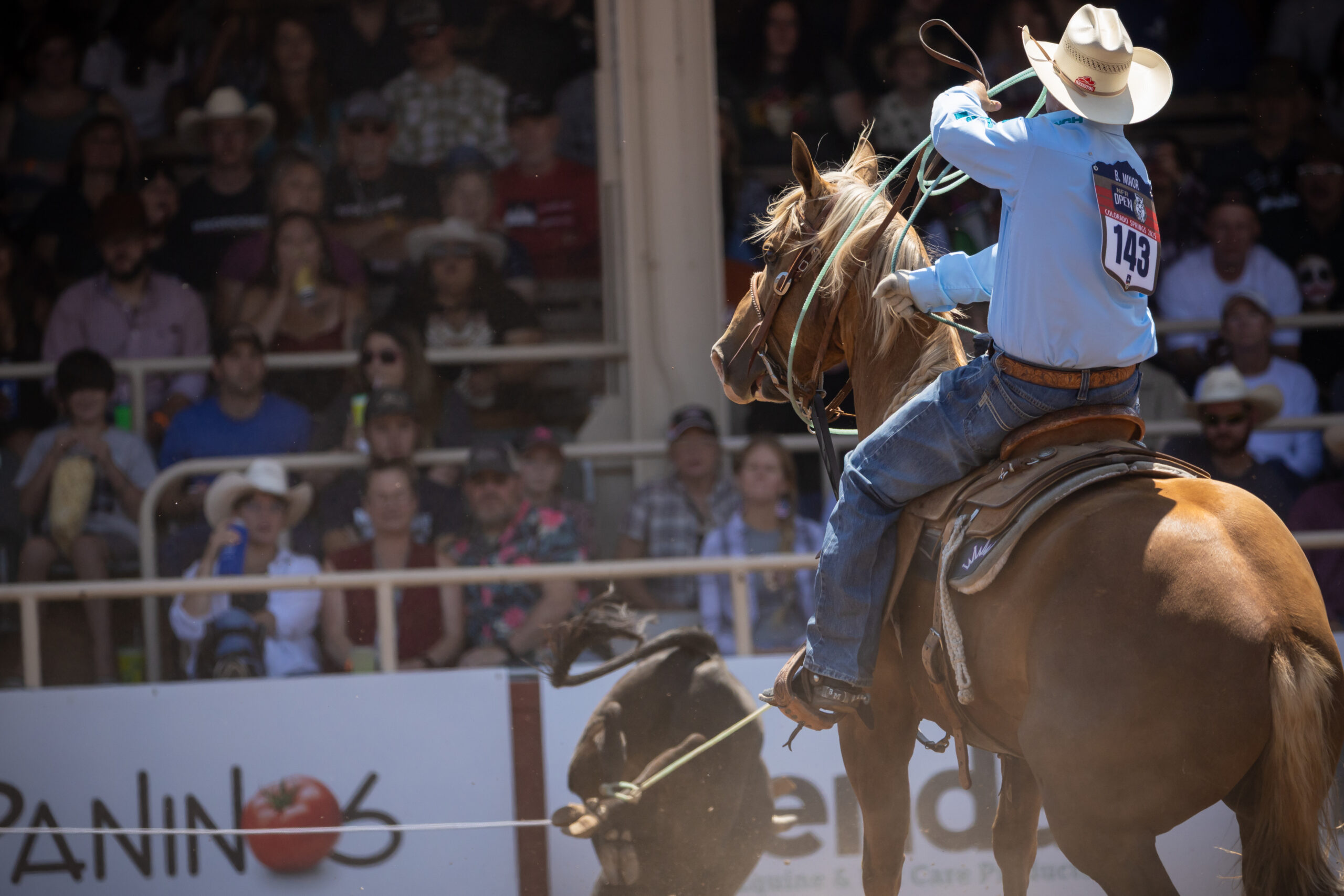 Brady Minor at the 2025 NFR Open.