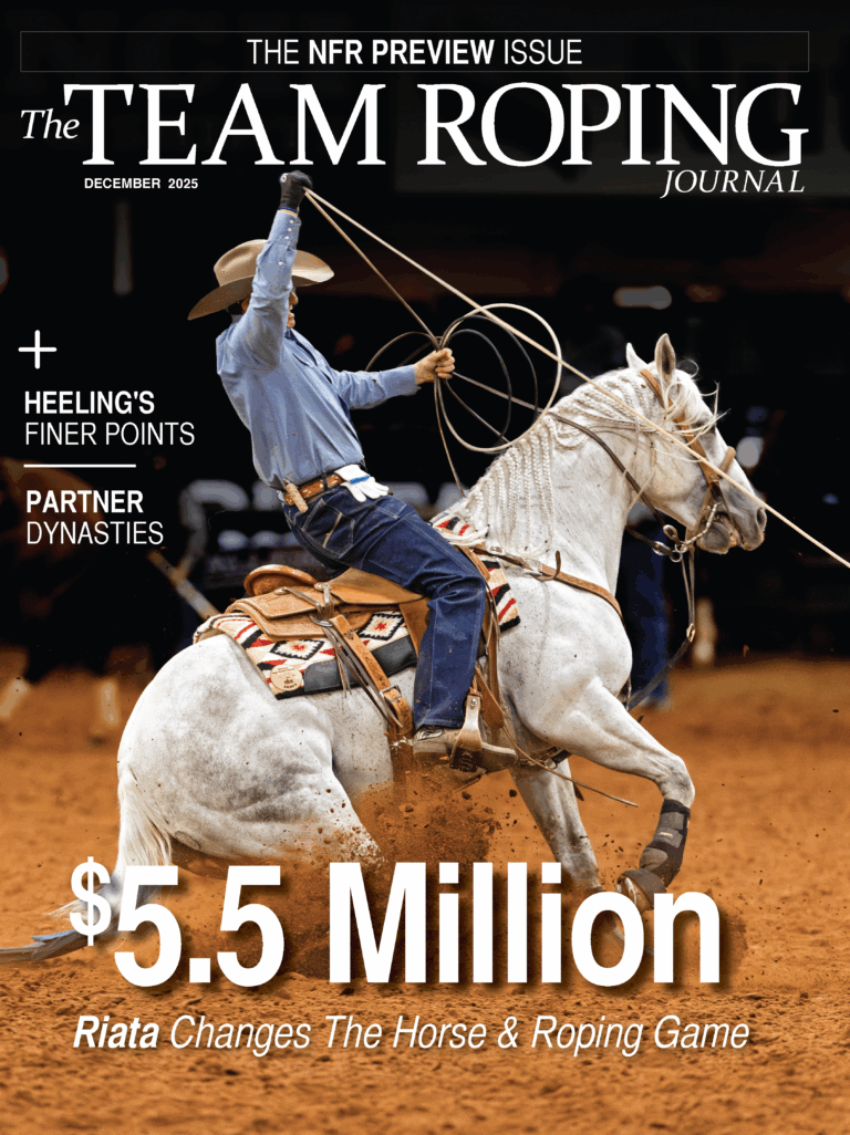 team roping journal december 2025 cover