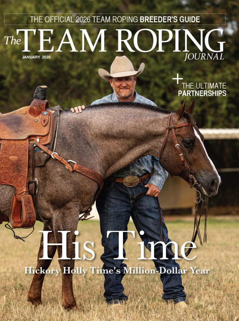 team roping journal january 2026 cover