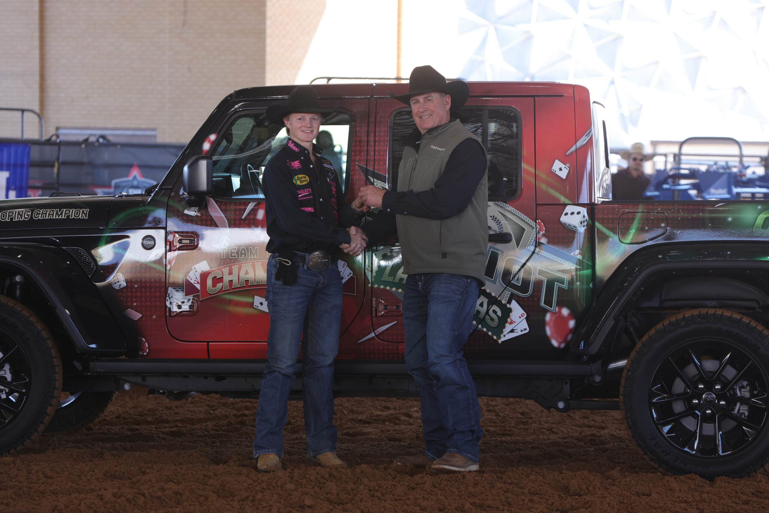 Bryce Ehlinger with his new Jeep Gladiator.