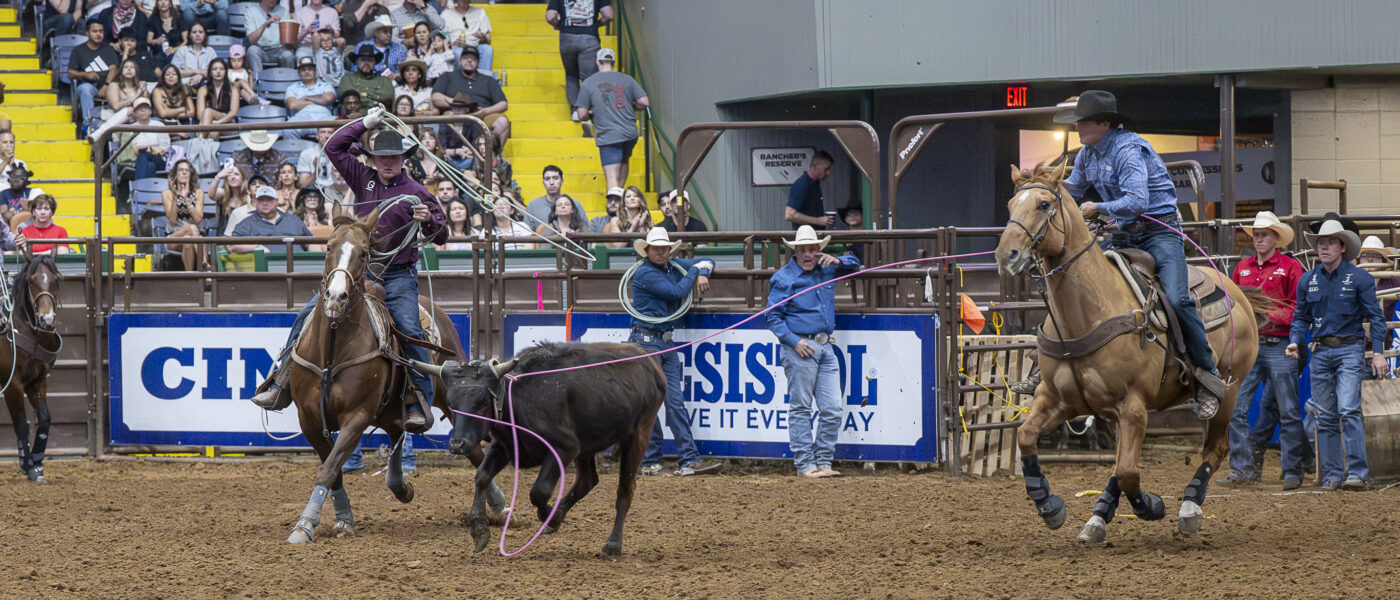 Resistol Rookie Roundup team roping conley kleinhans kyler kanady
