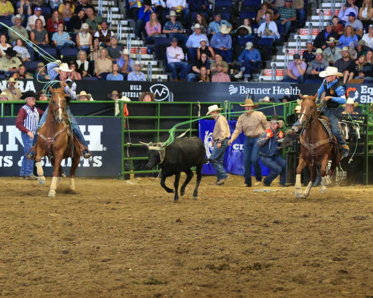 Wednesday Perf (5) Team Roping Denton Parish, Brock Borkman WEATHR
