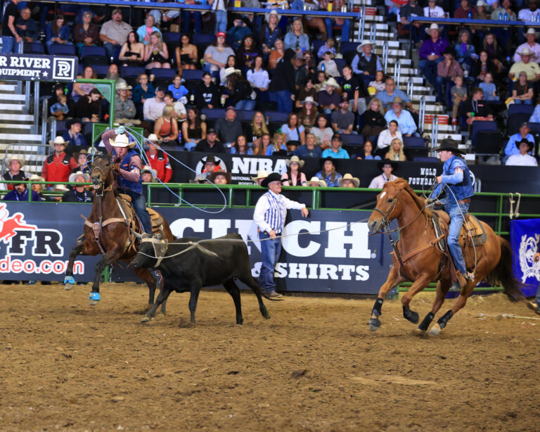 Saturday Short Go (90) Team Roping Marcus Marriott, BLUE, Sam Saunders, TVCC