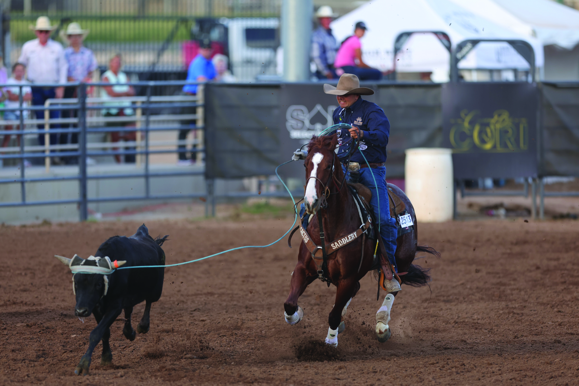 Andy Holcomb staying forward and balanced in the saddle