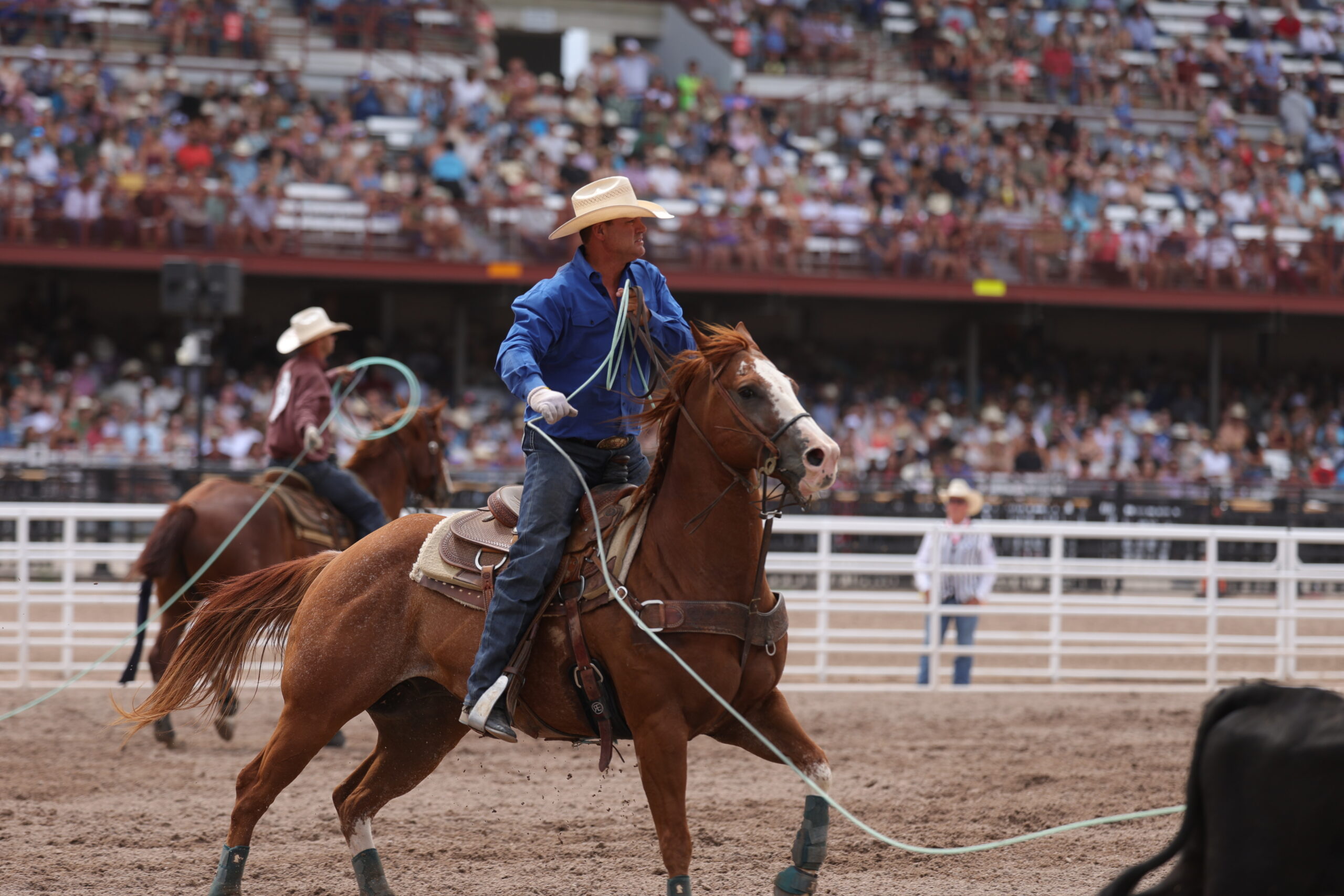 Clay Tryan Cheyenne Frontier Days Team Roping
