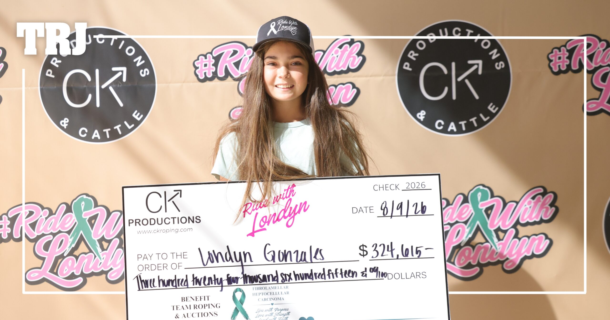 Ride With Londyn Benefit Roping Raises $324,618 for Londyn Gonzales' Cancer Fight