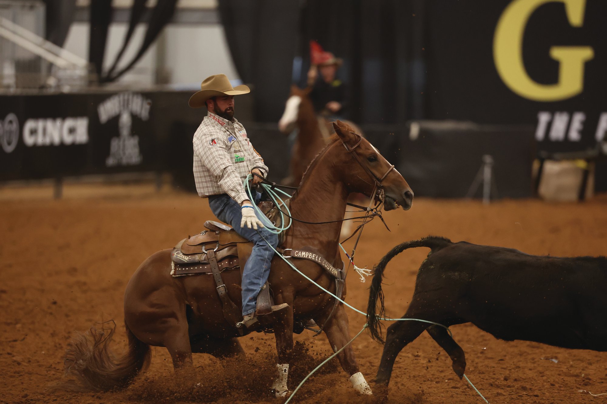 Hunter Koch heeling on Rockk Star