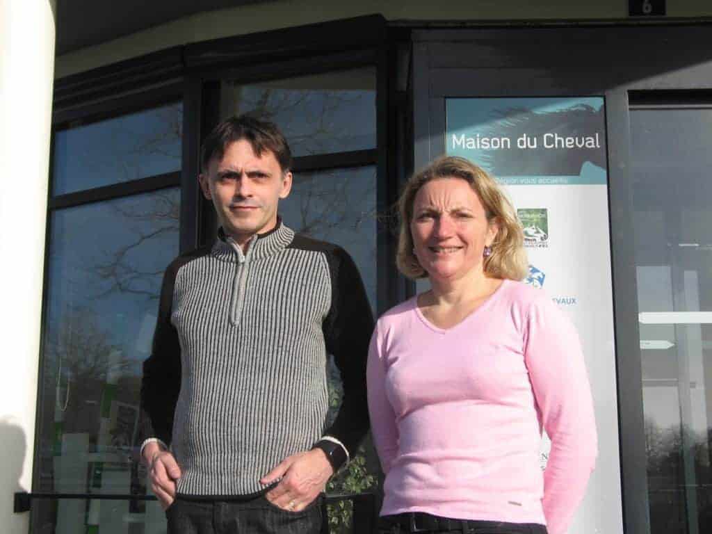 Laurent Cellier and Dr. Anne Couroucé-Malblanc