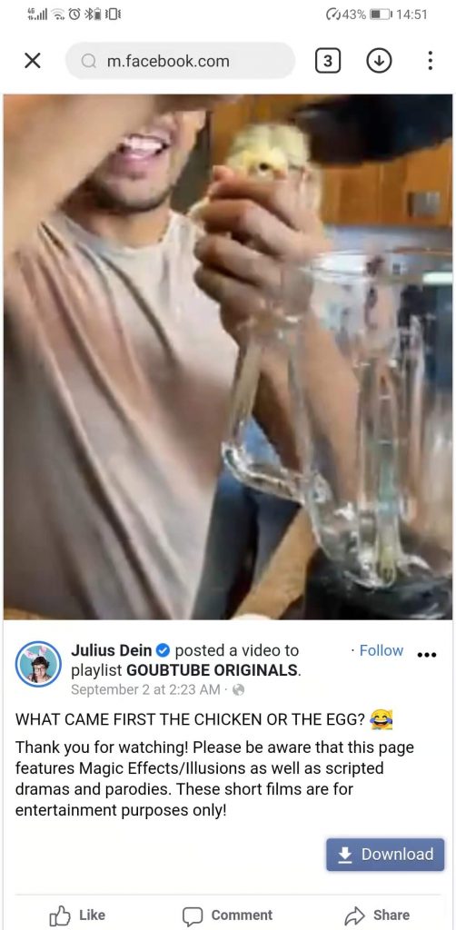descargar video de Facebook con Snaptube